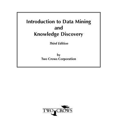 خرید و دانلود نسخه کامل کتاب Introduction to data mining and knowledge discovery