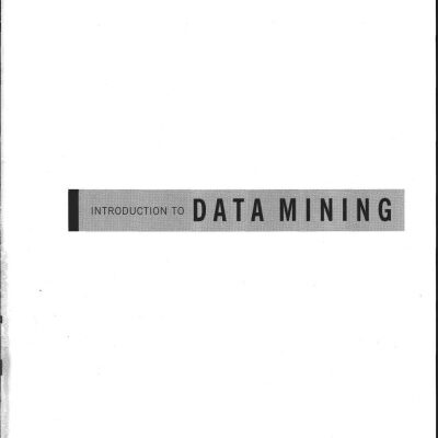 خرید و دانلود نسخه کامل کتاب Introduction To Data Mining