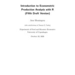 خرید و دانلود نسخه کامل کتاب Introduction to Econometric Production Analysis with R