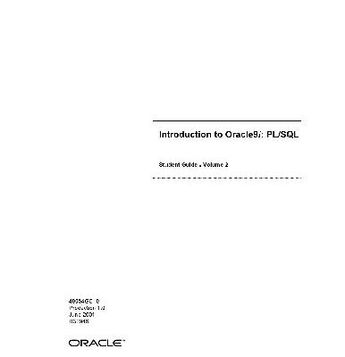 خرید و دانلود نسخه کامل کتاب Introduction to Oracle 9i – PL SQL