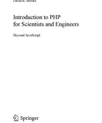 خرید و دانلود نسخه کامل کتاب Introduction to PHP for Scientists and Engineers: Beyond JavaScript