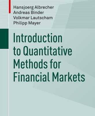 خرید و دانلود نسخه کامل کتاب Introduction to Quantitative Methods for Financial Markets