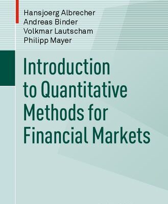 خرید و دانلود نسخه کامل کتاب Introduction to Quantitative Methods for Financial Markets