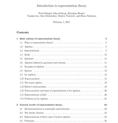 خرید و دانلود نسخه کامل کتاب Introduction to Representation Theory