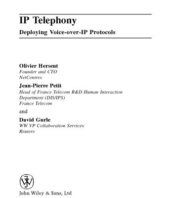 خرید و دانلود نسخه کامل کتاب IP Telephony – Deploying Voice-over-IP Protocols