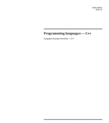 خرید و دانلود نسخه کامل کتاب ISO-IEC 14882-2020 Information technology — Programming languages — C++