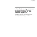 خرید و دانلود نسخه کامل کتاب ISO/IEC 18004:2015, Third Edition: Information technology – Automatic identification and data capture techniques – QR Code bar code symbology specification