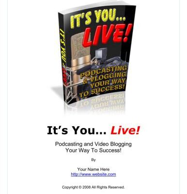 خرید و دانلود نسخه کامل کتاب It’s you. live! Podcasting and video blogging your way to success!