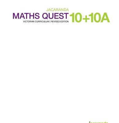 خرید و دانلود نسخه کامل کتاب Jacaranda Maths Quest 10 + 10 A For Victoria Australian Curriculum Edition