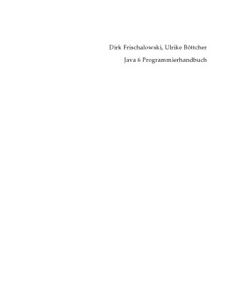 خرید و دانلود نسخه کامل کتاب Java 6 Programmierhandbuch GERMAN