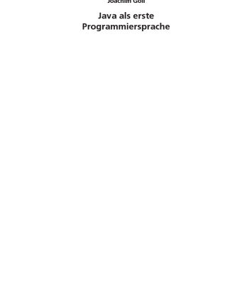 خرید و دانلود نسخه کامل کتاب Java als erste Programmiersprache : vom Einsteiger zum Profi