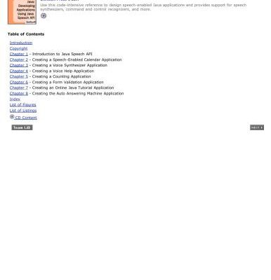 خرید و دانلود نسخه کامل کتاب Java InstantCode: Developing Applications using Java Speech API