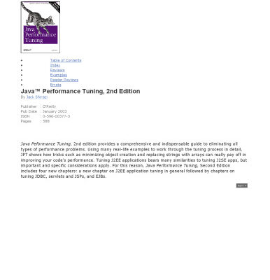 خرید و دانلود نسخه کامل کتاب Java Performance Tuning (2nd Edition)