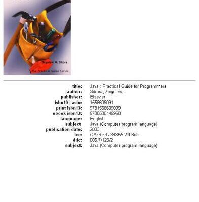 خرید و دانلود نسخه کامل کتاب Java: Practical Guide for Programmers (The Practical Guides)