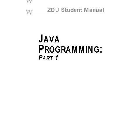 خرید و دانلود نسخه کامل کتاب Java Programming