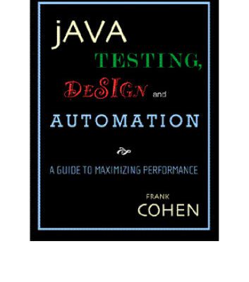 خرید و دانلود نسخه کامل کتاب Java Testing, Design, and Automation