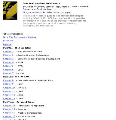 خرید و دانلود نسخه کامل کتاب Java Web Services Architecture (The Morgan Kaufmann Series in Data Management Systems)