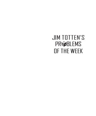 خرید و دانلود نسخه کامل کتاب Jim Totten’s Problems of the Week