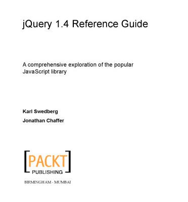 خرید و دانلود نسخه کامل کتاب jQuery 1.4 Reference Guide