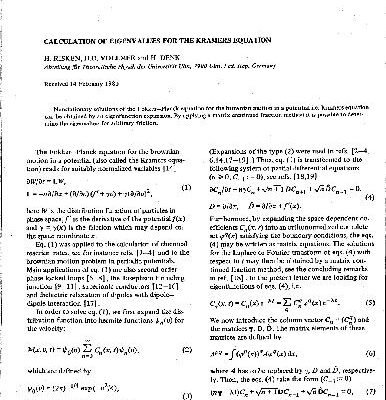 خرید و دانلود نسخه کامل کتاب Kramers equation