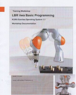خرید و دانلود نسخه کامل کتاب KUKA iiwa basic programming