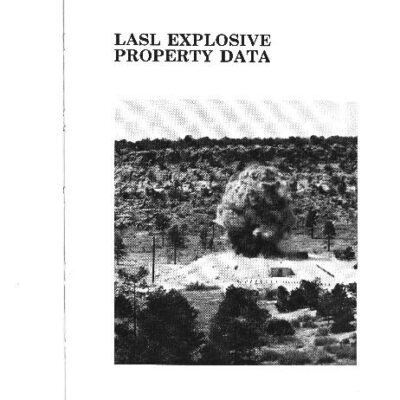 خرید و دانلود نسخه کامل کتاب LASL explosive property data