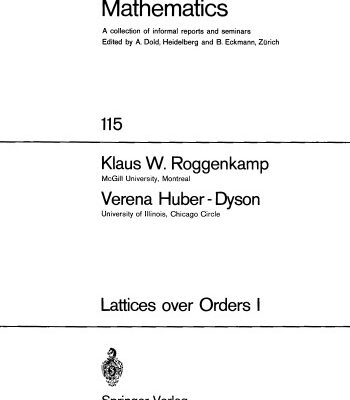 خرید و دانلود نسخه کامل کتاب Lattices over Orders I