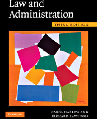 خرید و دانلود نسخه کامل کتاب Law and Administration, Third Edition