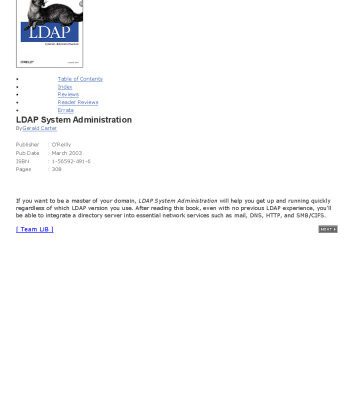 خرید و دانلود نسخه کامل کتاب LDAP System Administration