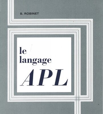 خرید و دانلود نسخه کامل کتاب Le langage APL