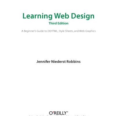خرید و دانلود نسخه کامل کتاب Learning Web Design: A Beginner’s Guide to (X)HTML, Style Sheets, and Web Graphics