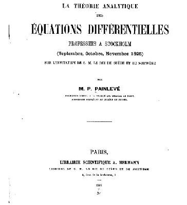 خرید و دانلود نسخه کامل کتاب Lecons sur la theorie analytique des equations diff