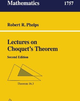 خرید و دانلود نسخه کامل کتاب Lectures on Choquet’s Theorem