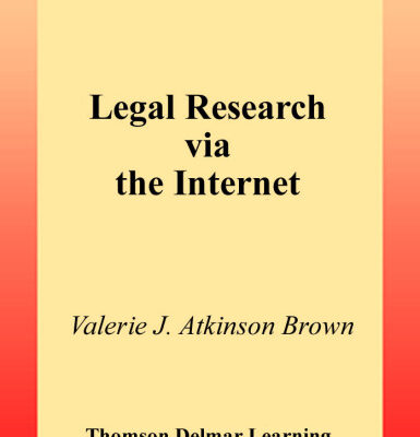 خرید و دانلود نسخه کامل کتاب Legal Research via the Internet