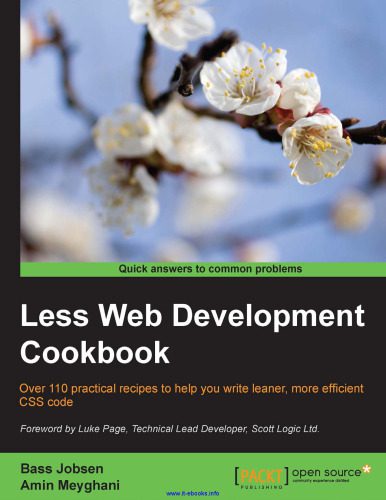 خرید و دانلود نسخه کامل کتاب Less Web Development Cookbook: Over 110 practical recipes to help you write leaner, more efficient CSS code_686432cfbb57b.jpeg خرید و دانلود نسخه کامل کتاب Less Web Development Cookbook: Over 110 practical recipes to help you write leaner, more efficient CSS code