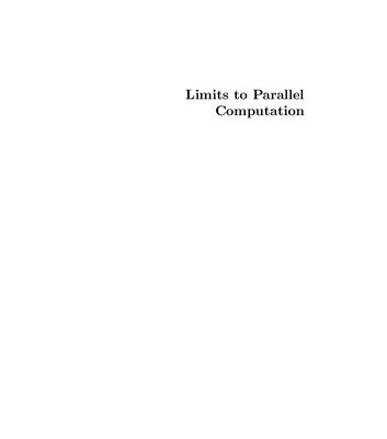 خرید و دانلود نسخه کامل کتاب Limits to Parallel Computation: P-Completeness Theory
