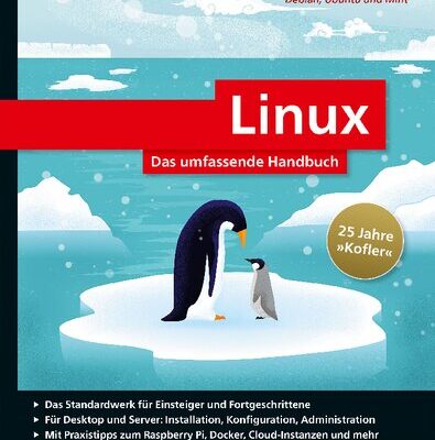 خرید و دانلود نسخه کامل کتاب Linux: Das umfassende Handbuch