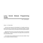 خرید و دانلود نسخه کامل کتاب Linux Kernel Module Programming Guide