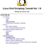 خرید و دانلود نسخه کامل کتاب Linux Shell Scripting Tutorial