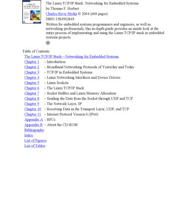 خرید و دانلود نسخه کامل کتاب Linux TCP-IP Stack. Networking for Embedded Systems