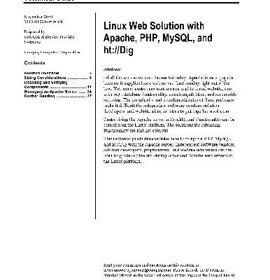 خرید و دانلود نسخه کامل کتاب Linux Web Solution with Apache, PHP, MySQL, and ht://Dig