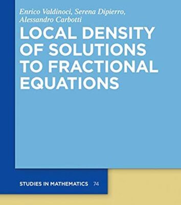 خرید و دانلود نسخه کامل کتاب Local Density of Solutions to Fractional Equations