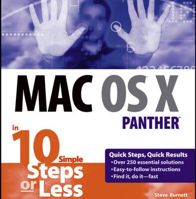 خرید و دانلود نسخه کامل کتاب Mac OS X Panther in 10 Simple Steps or Less
