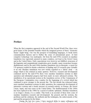 خرید و دانلود نسخه کامل کتاب Machine Translation: Past, Present, Future