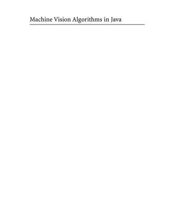 خرید و دانلود نسخه کامل کتاب Machine Vision Algorithms in Java: Techniques and Implementation