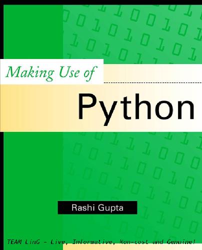 خرید و دانلود نسخه کامل کتاب Making Use of Python_6877a13f0d73a.jpeg خرید و دانلود نسخه کامل کتاب Making Use of Python