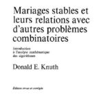خرید و دانلود نسخه کامل کتاب Mariages stables et leurs relations avec d’autres problèmes combinatoires: introduction à l’analyse mathématique des algorithmes
