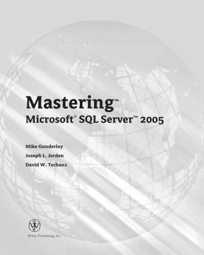 خرید و دانلود نسخه کامل کتاب Mastering Microsoft SQL Server 2005 (Mastering)