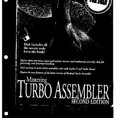 خرید و دانلود نسخه کامل کتاب Mastering Turbo Assembler