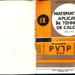 خرید و دانلود نسخه کامل کتاب Matematică aplicată în tehnica de calcul. Clasa a IX-a. Manual pentru licee cu profil de matematică și matematică-fizică